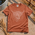 Highland Cow T-Shirt in Yam