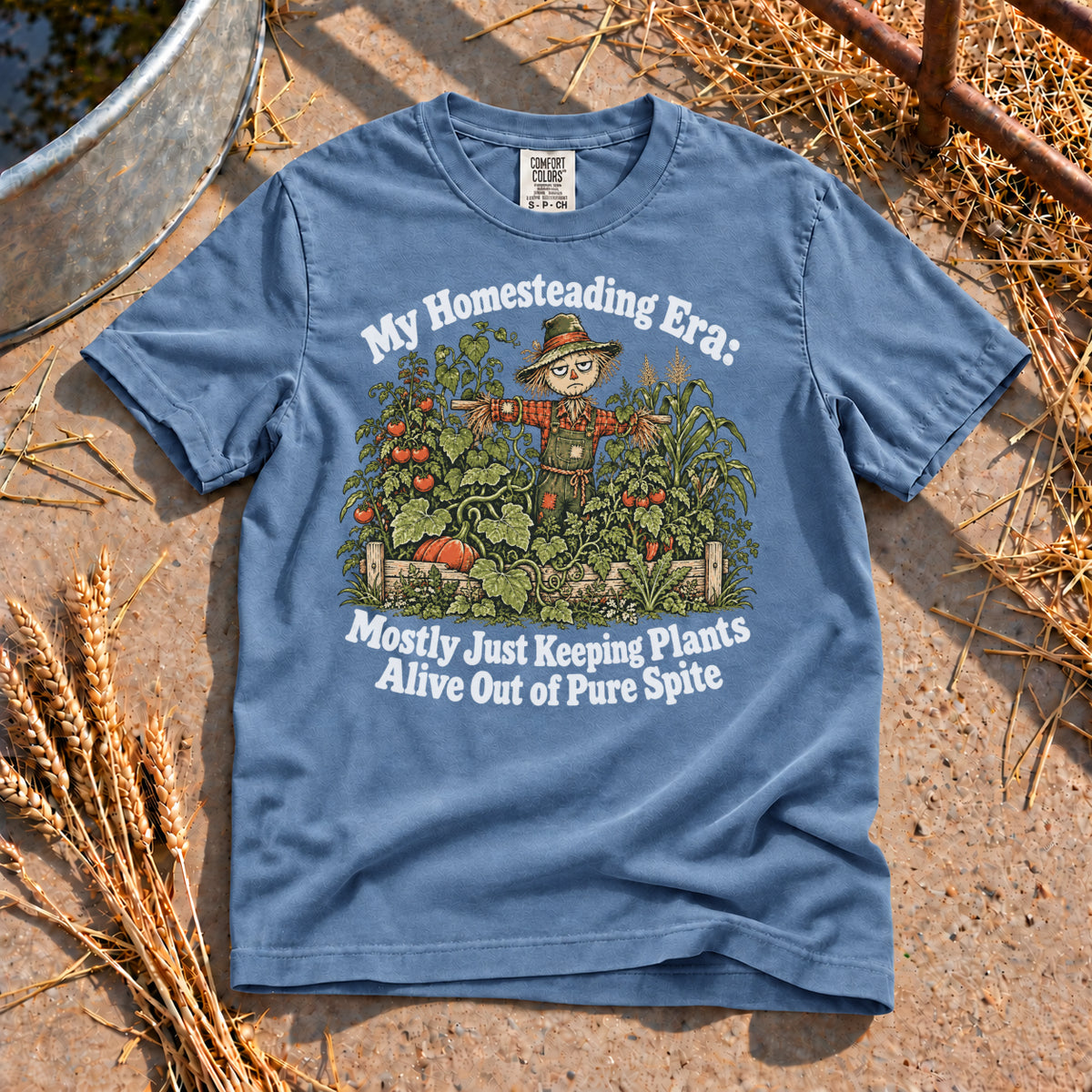 Homestead Era T-Shirt in Blue Jean