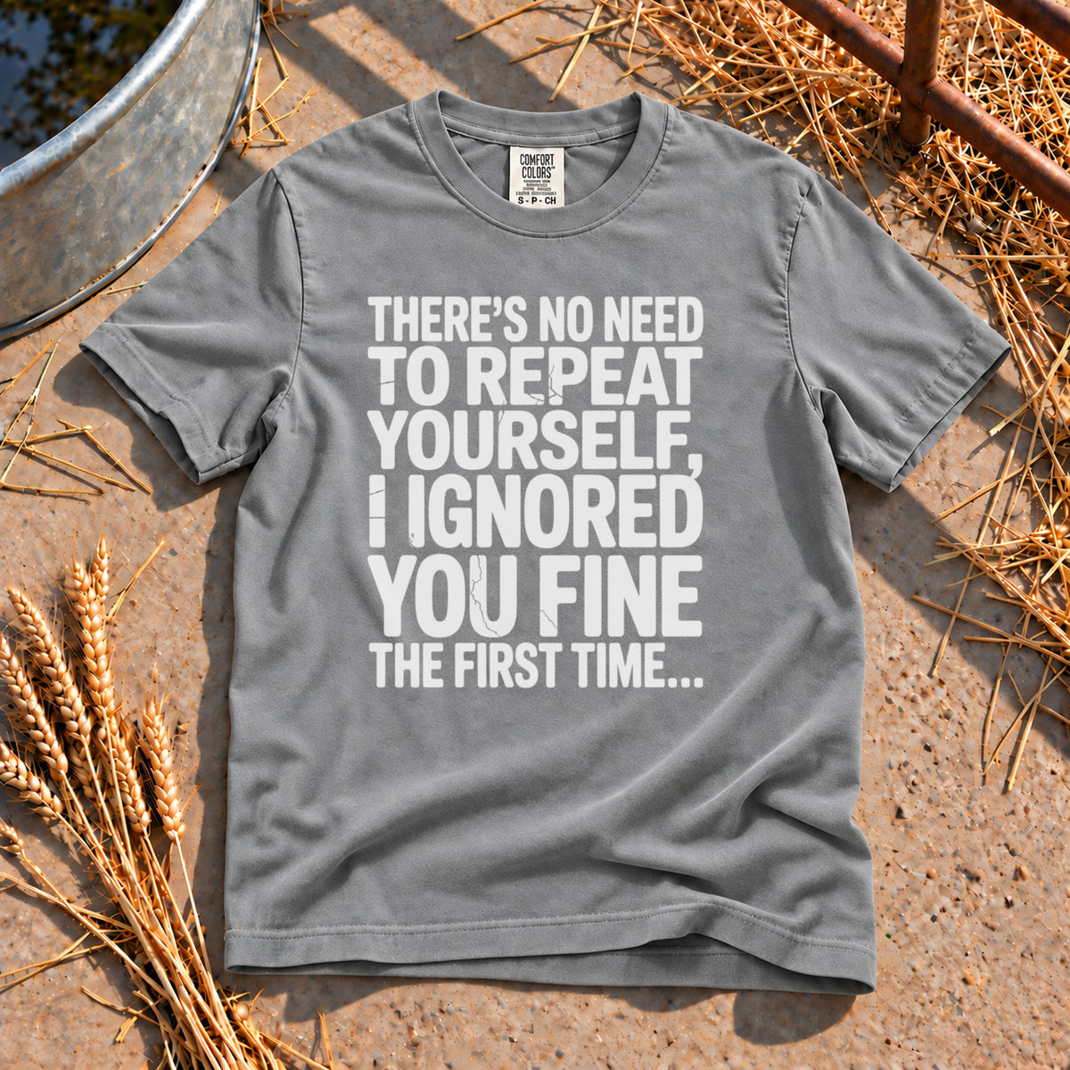 Ignore You T-Shirt in Grey