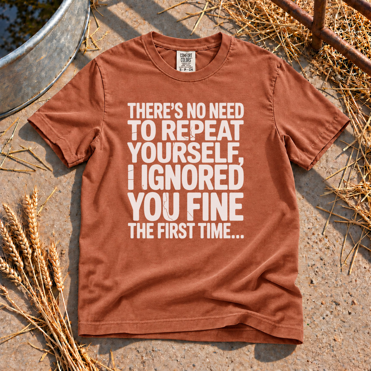 Ignore You T-Shirt in Yam