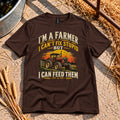 I'm A Farmer T-Shirt in Dark Chocolate