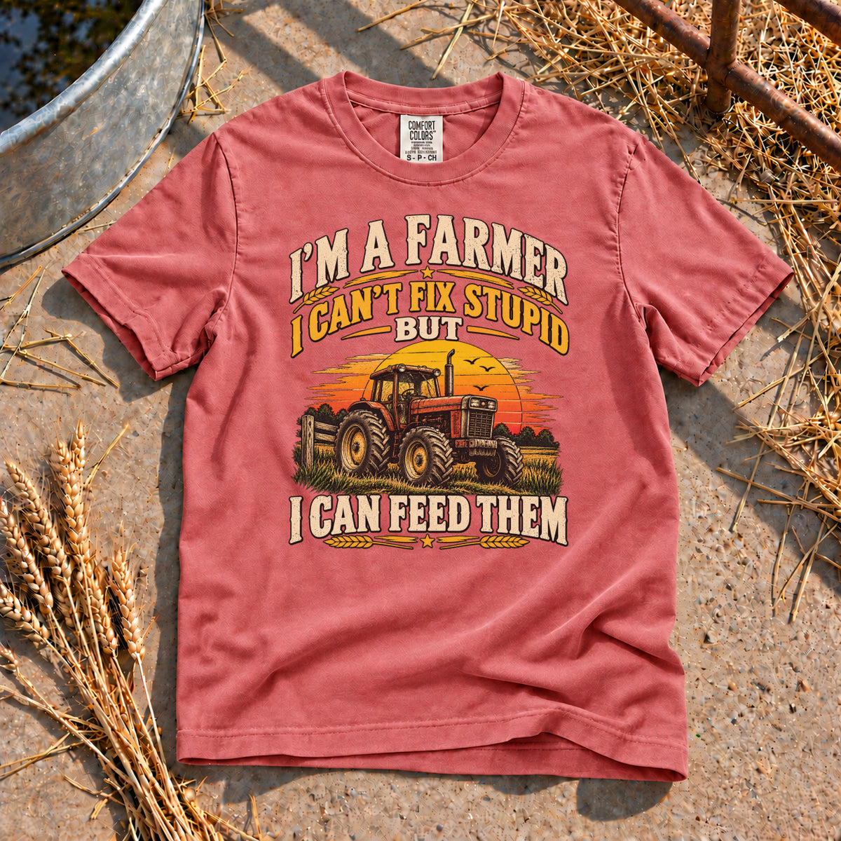 I'm A Farmer T-Shirt in Watermelon