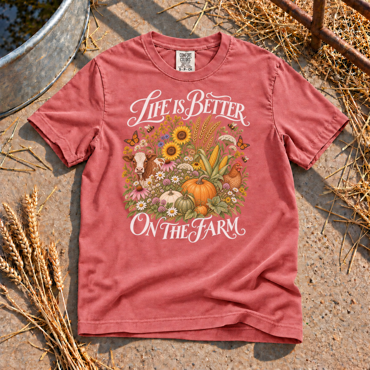 Life Is Better T-Shirt in Watermelon