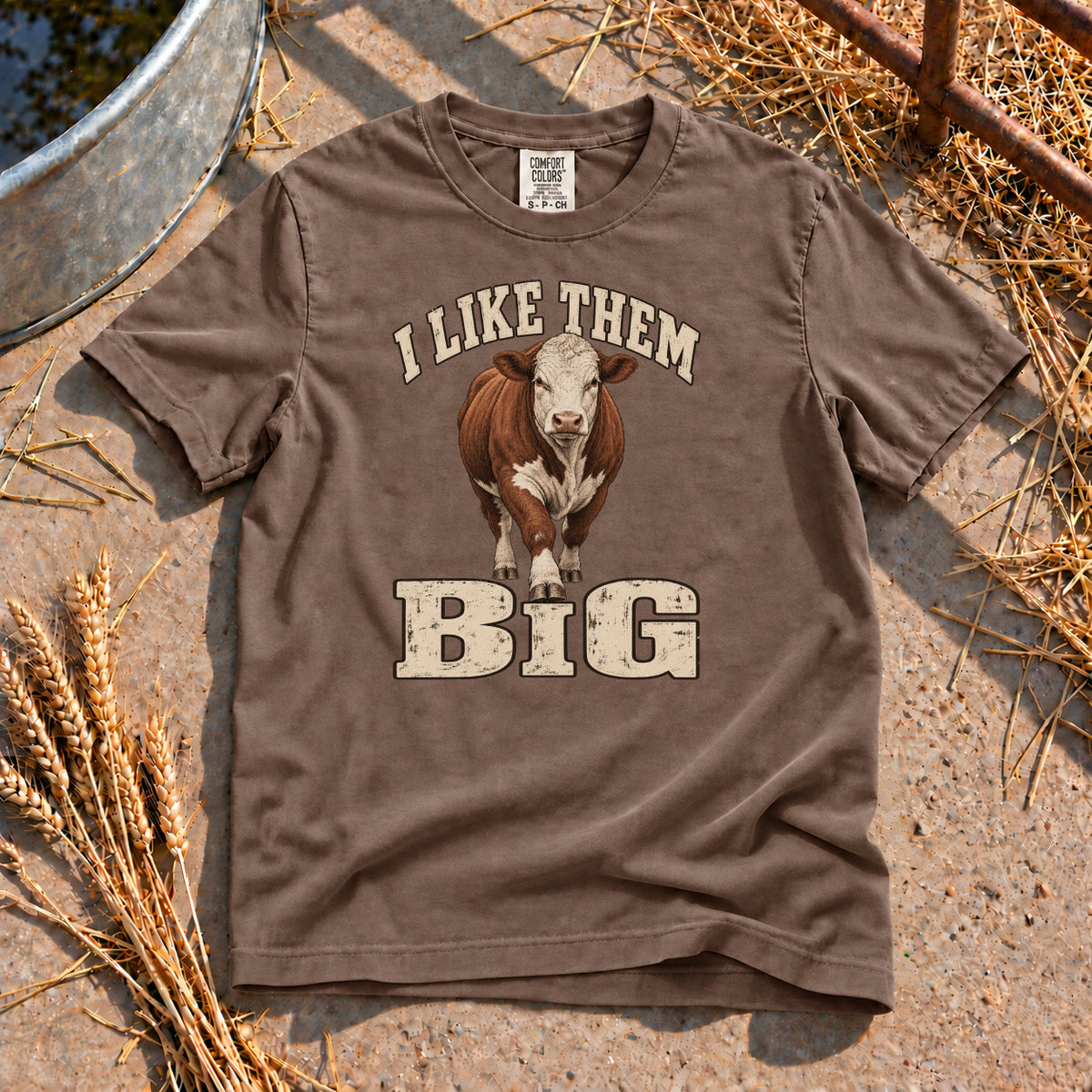 I Like Them Big T-Shirt in Espresso