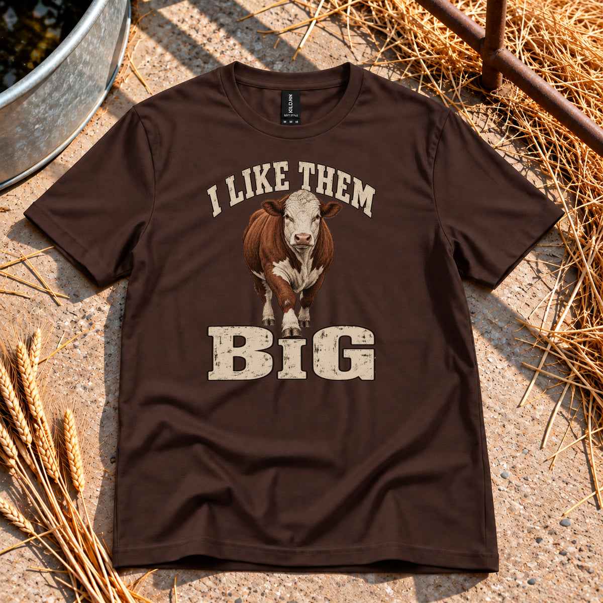 I Like Them Big T-Shirt in Dark Chocolate
