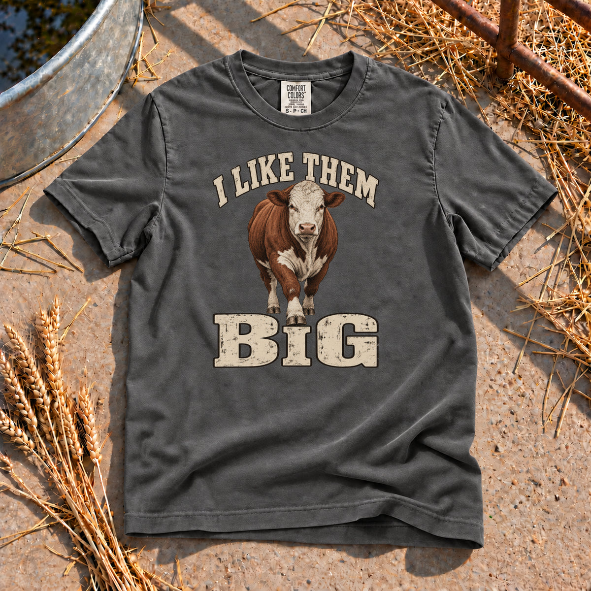 I Like Them Big T-Shirt in Pepper