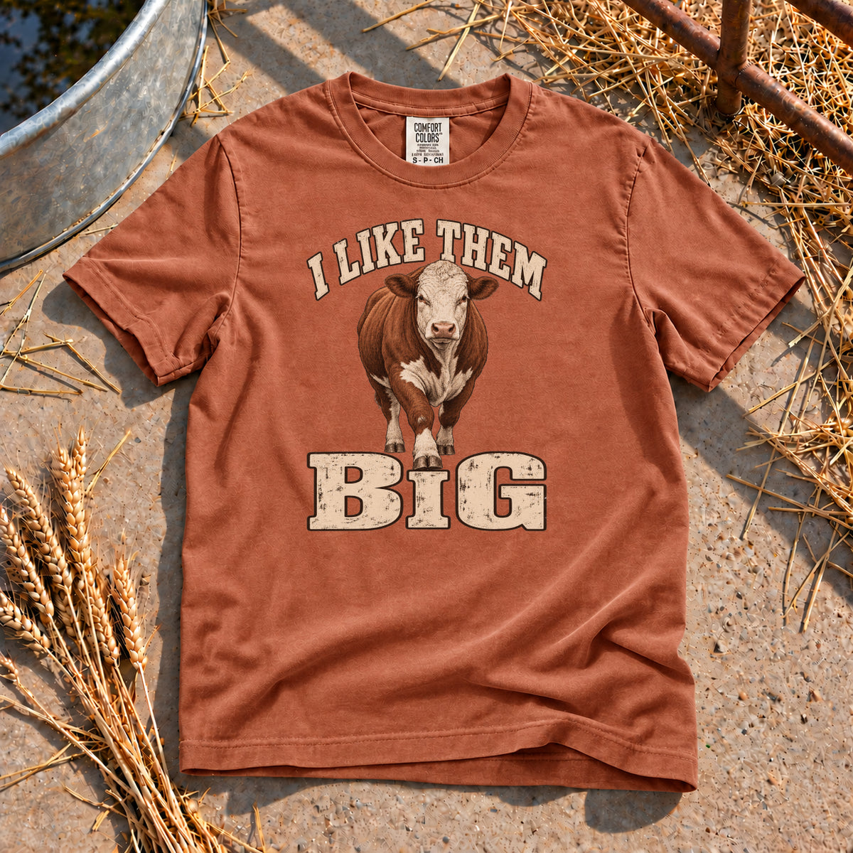I Like Them Big T-Shirt in Yam