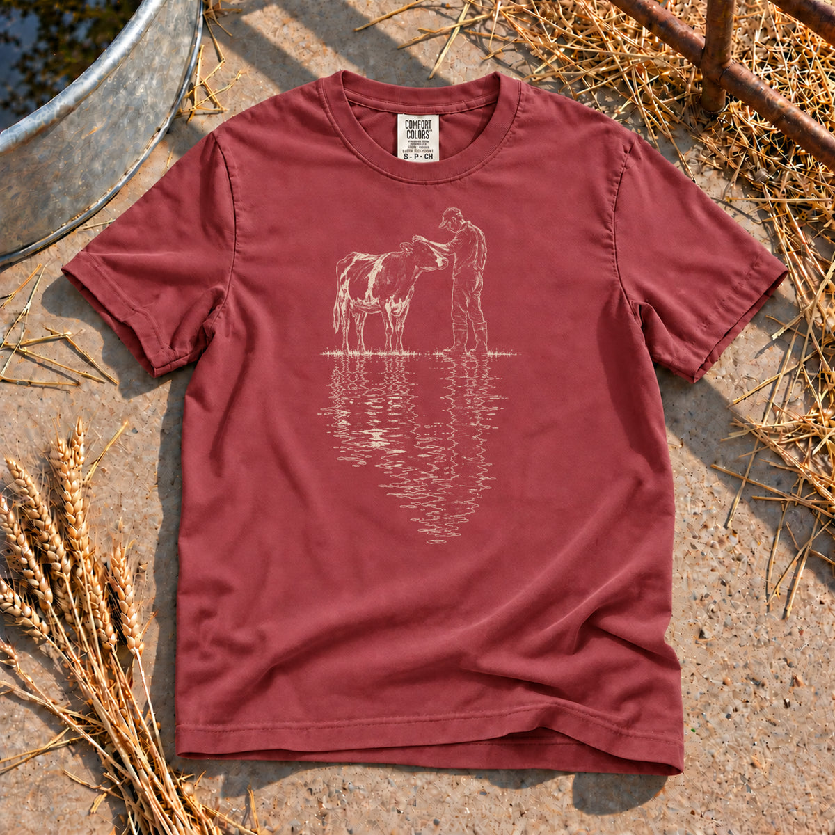 Man's Friend T-Shirt in Brick
