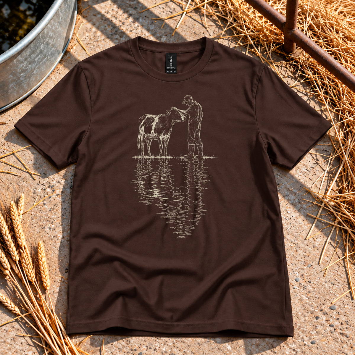 Man's Friend T-Shirt in Dark Chocolate