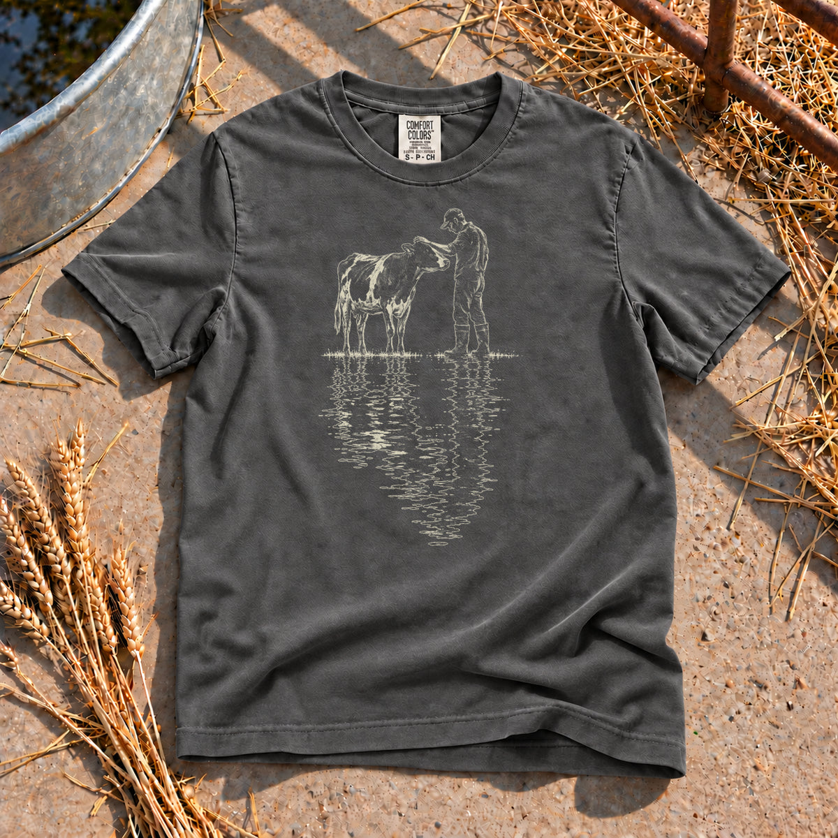 Man's Friend T-Shirt in Pepper
