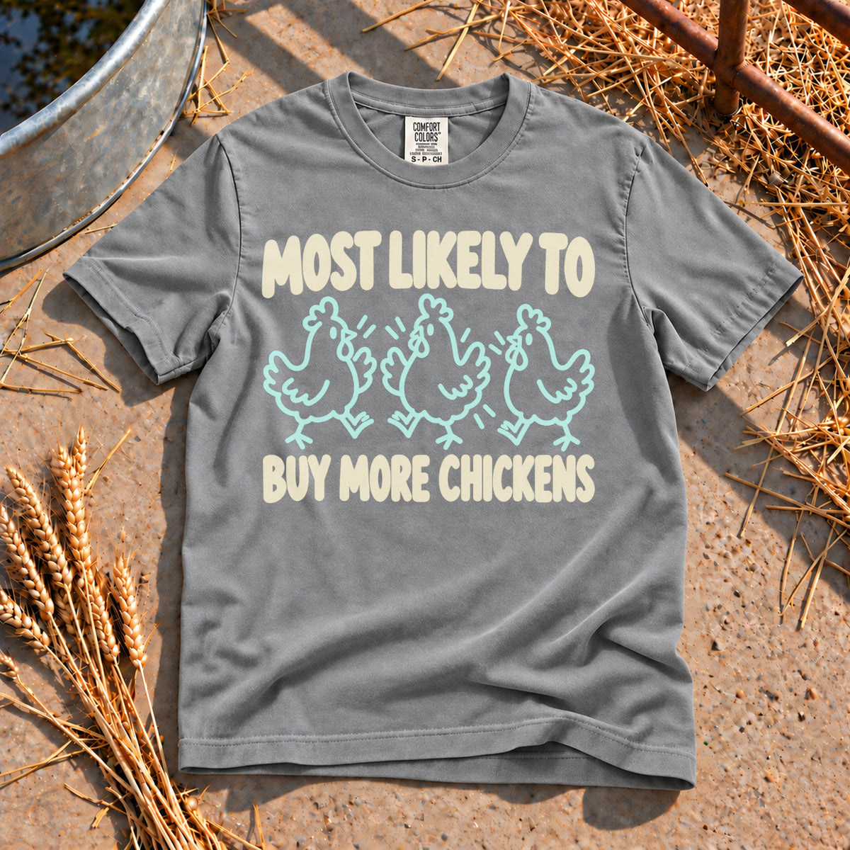 Most Likely To T-Shirt in Grey