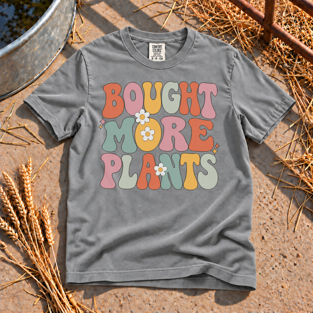 Bought More Plants T-Shirt in Grey