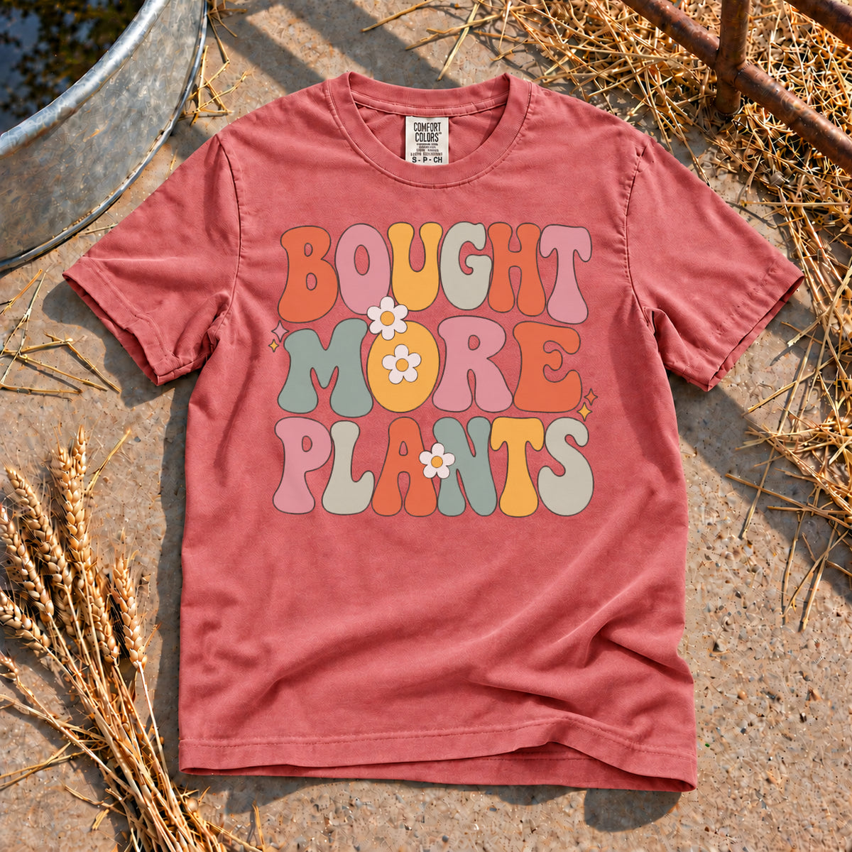 Bought More Plants T-Shirt in Watermelon