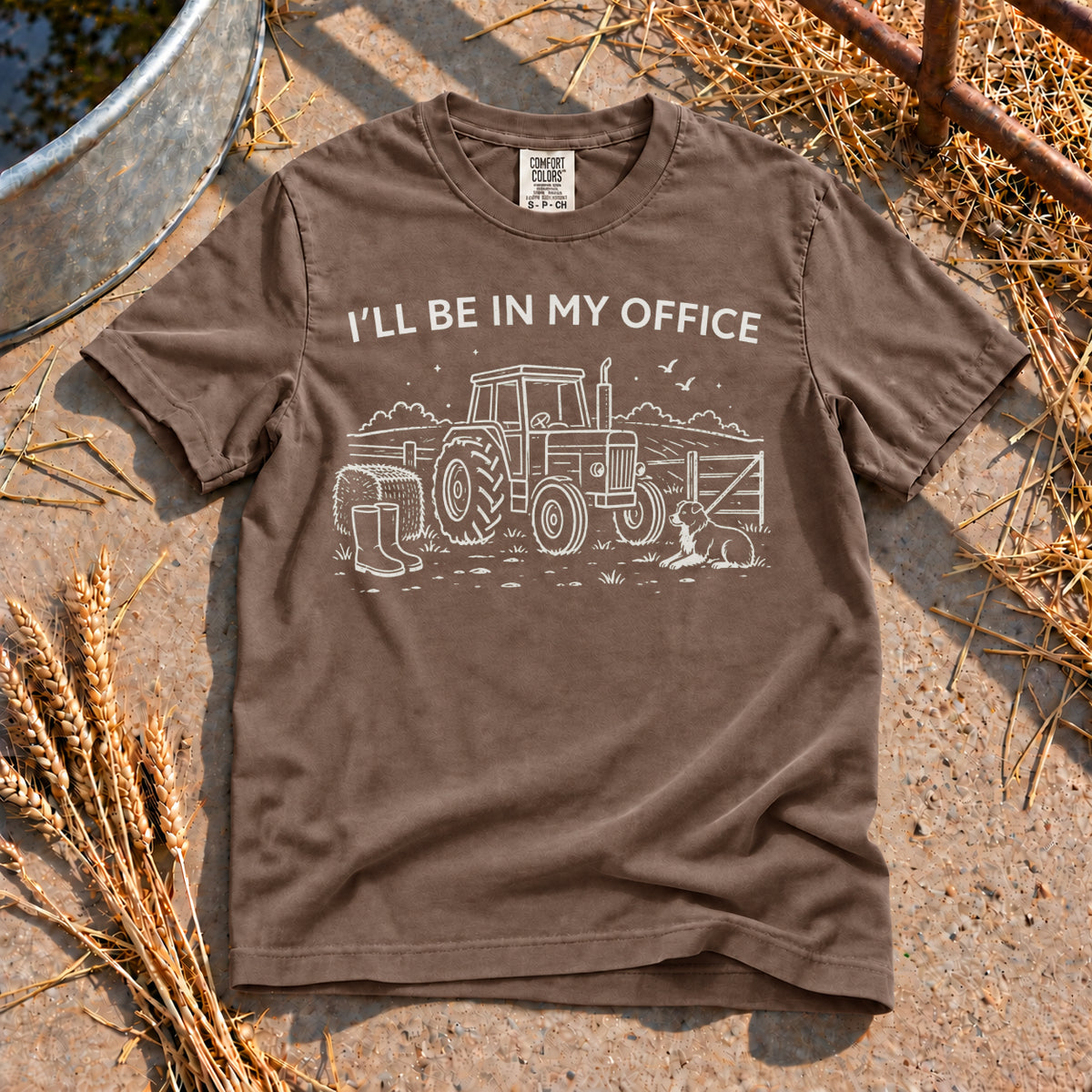 My Office T-Shirt in Espresso