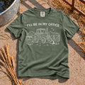 My Office T-Shirt in Moss