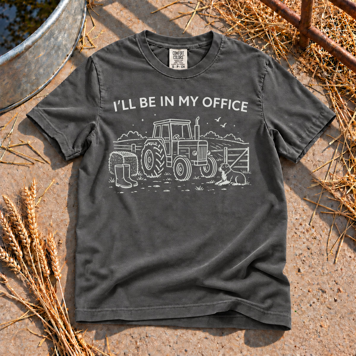 My Office T-Shirt in Pepper