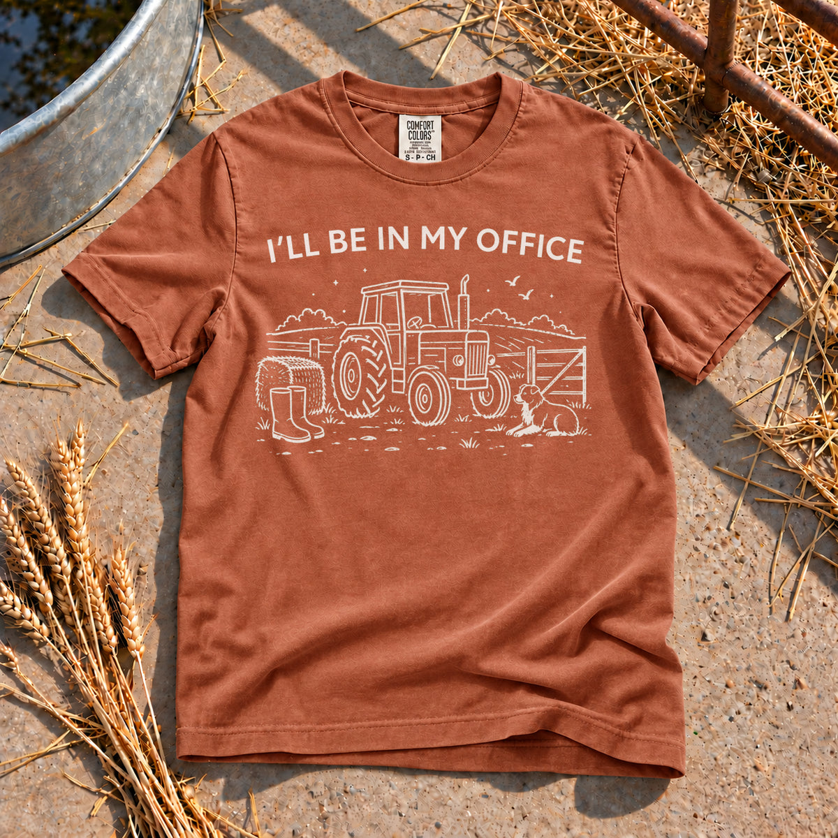 My Office T-Shirt in Yam