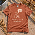 Thinking About My Tractor T-Shirt in Yam