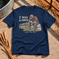 I Need A Minute T-Shirt in Navy