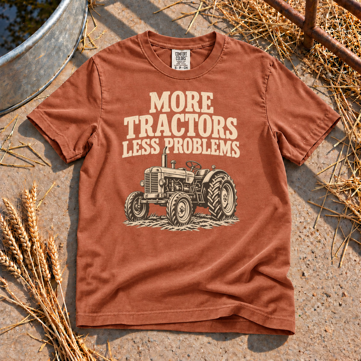 Less Problems T-Shirt in Yam