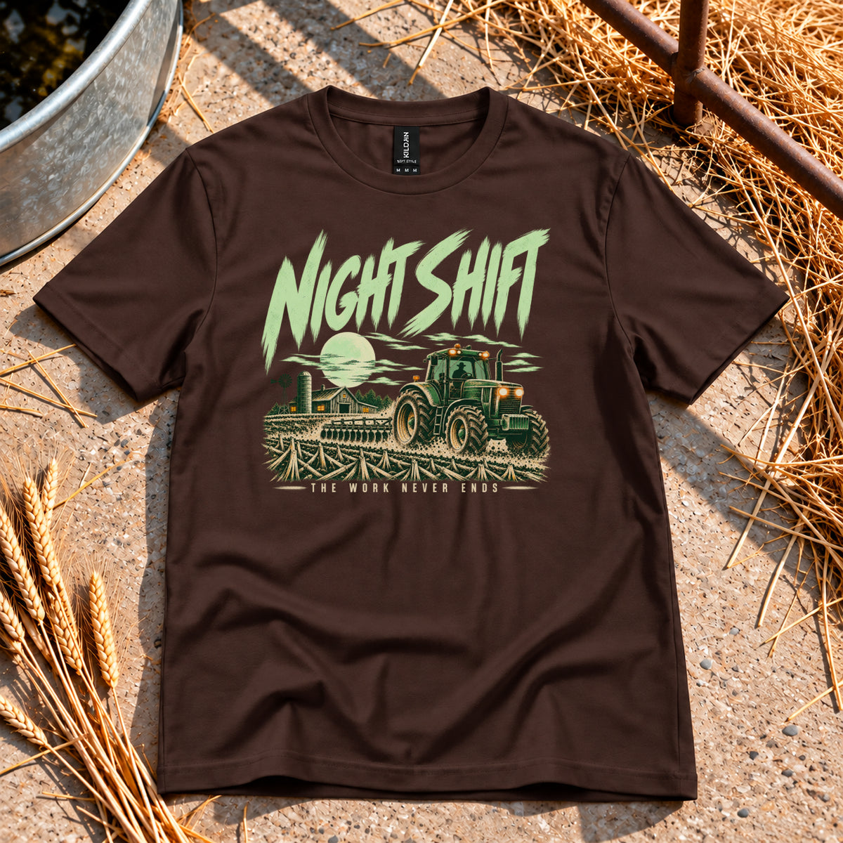 Night Shift T-Shirt in Dark Chocolate