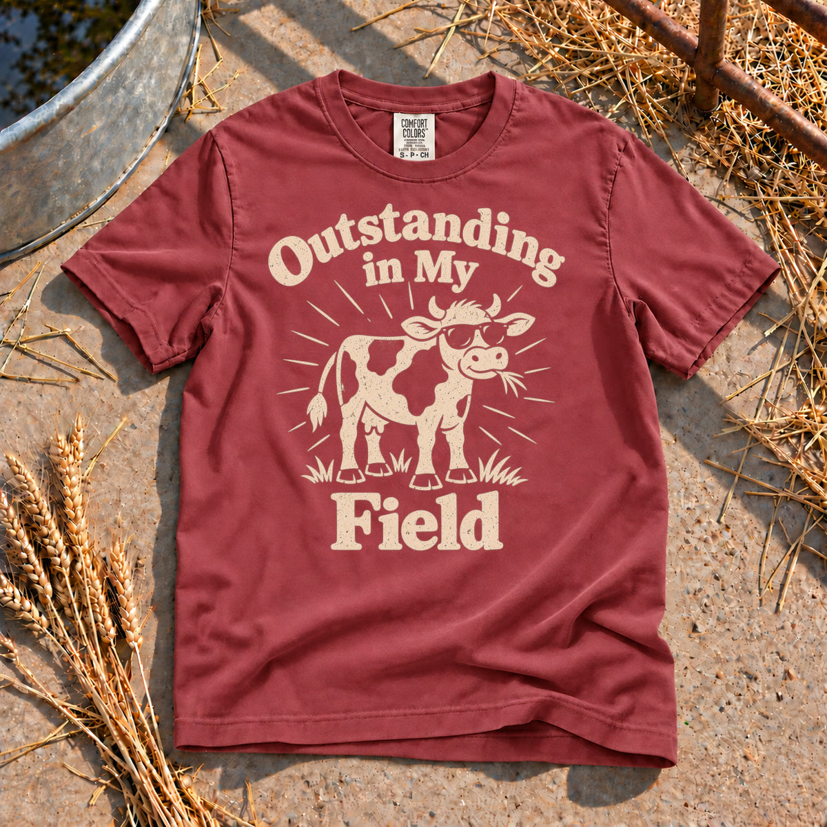 Outstanding T-Shirt in Brick