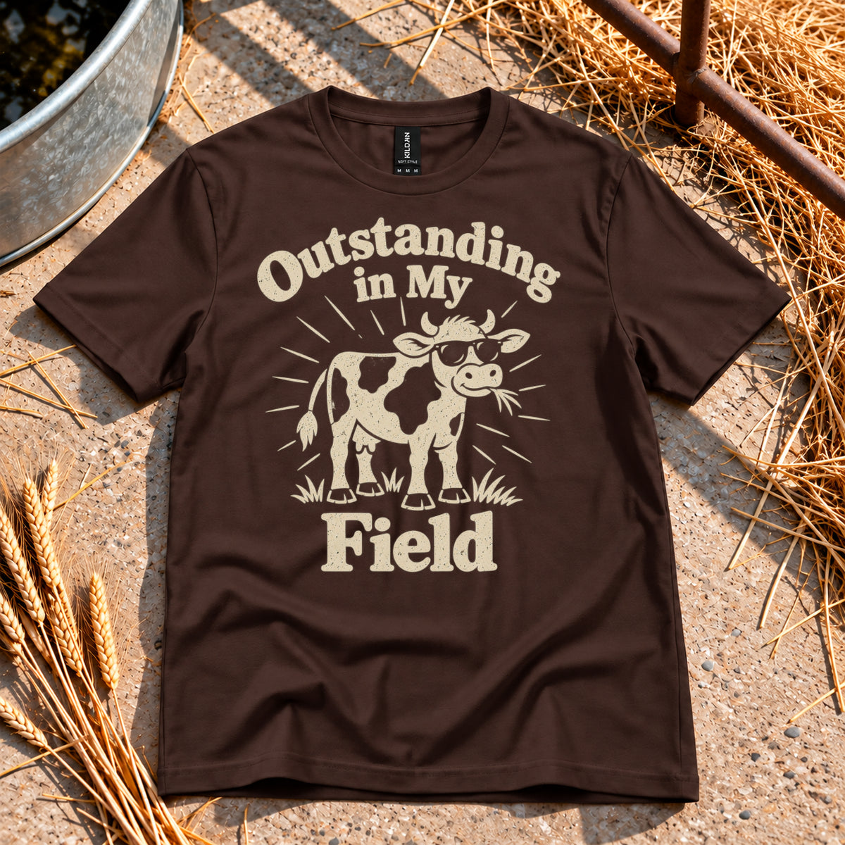 Outstanding T-Shirt in Dark Chocolate