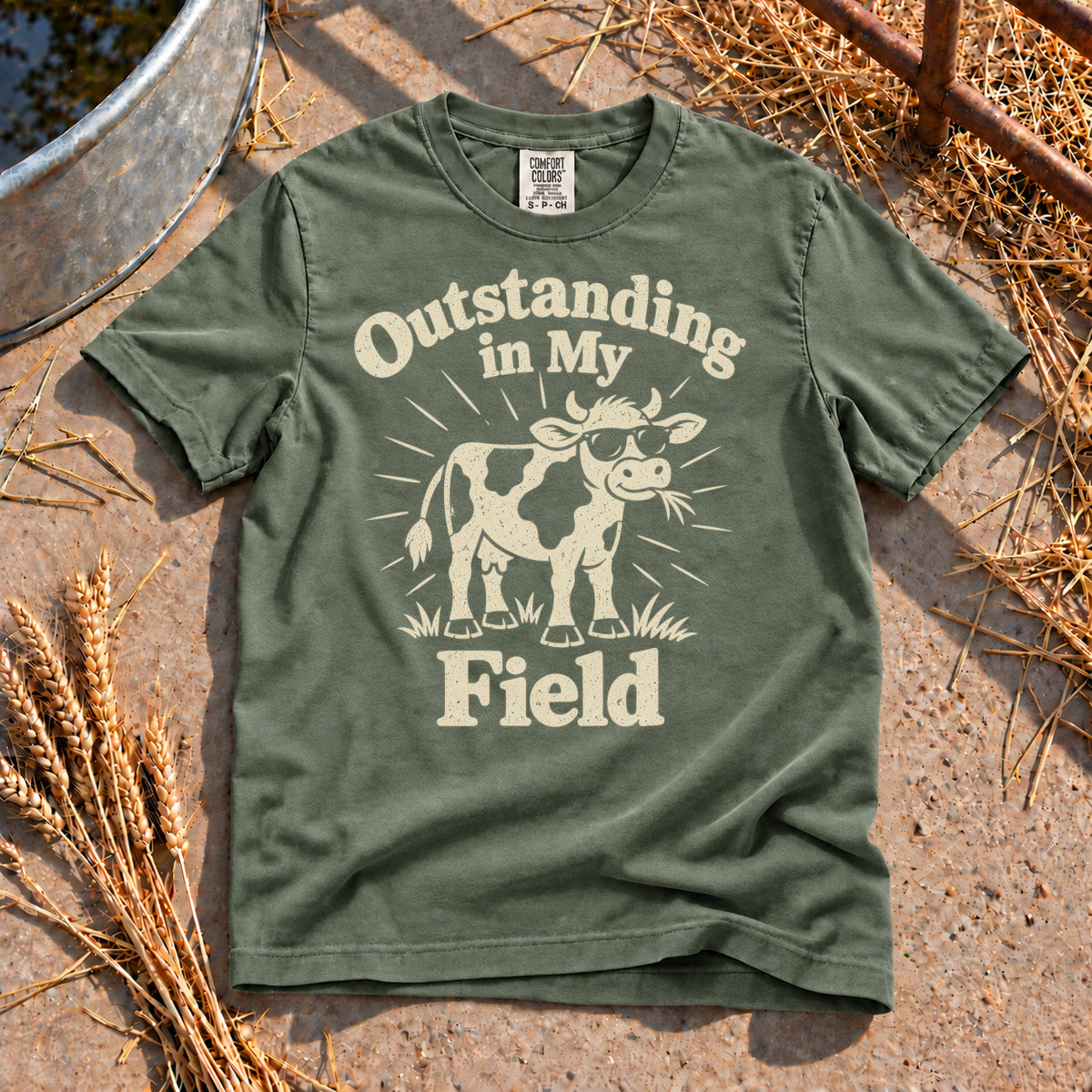Outstanding T-Shirt in Moss