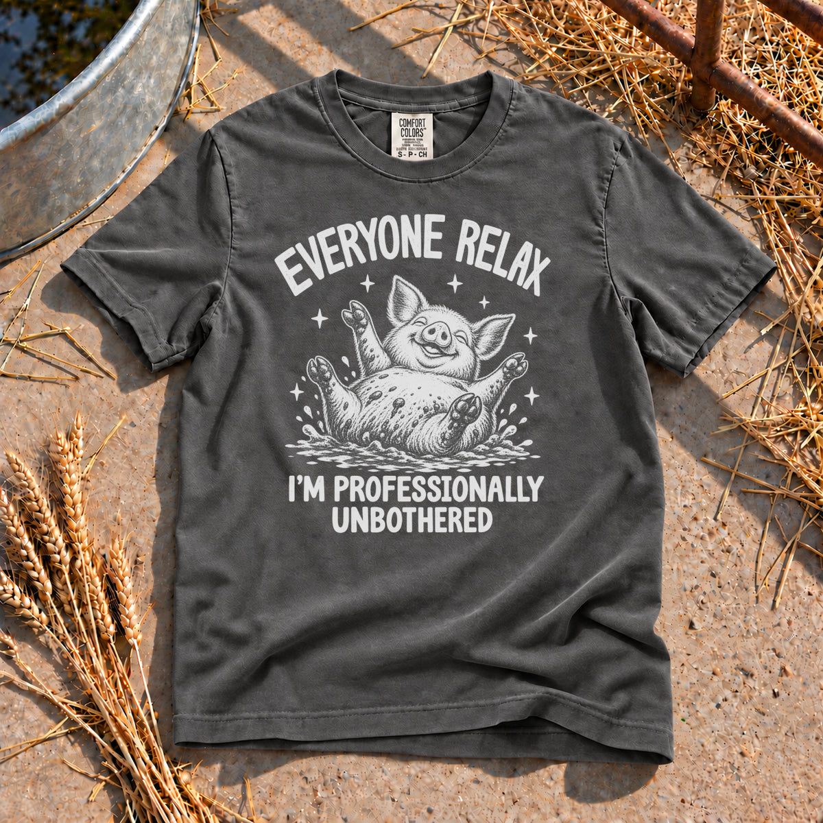 Professionally Unbothered T-Shirt in Pepper