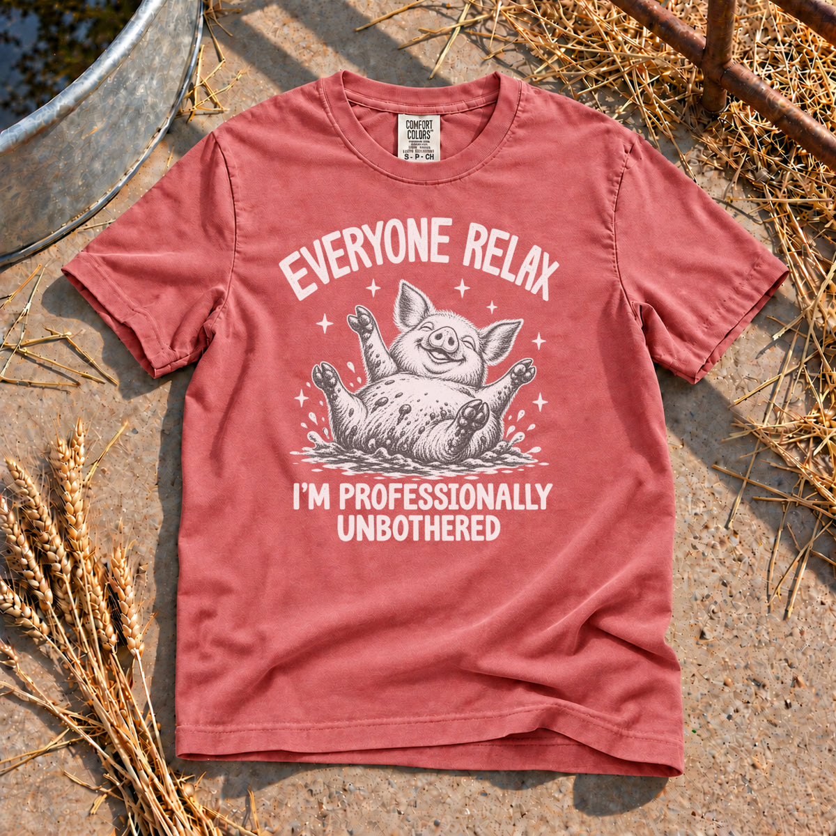 Professionally Unbothered T-Shirt in Watermelon