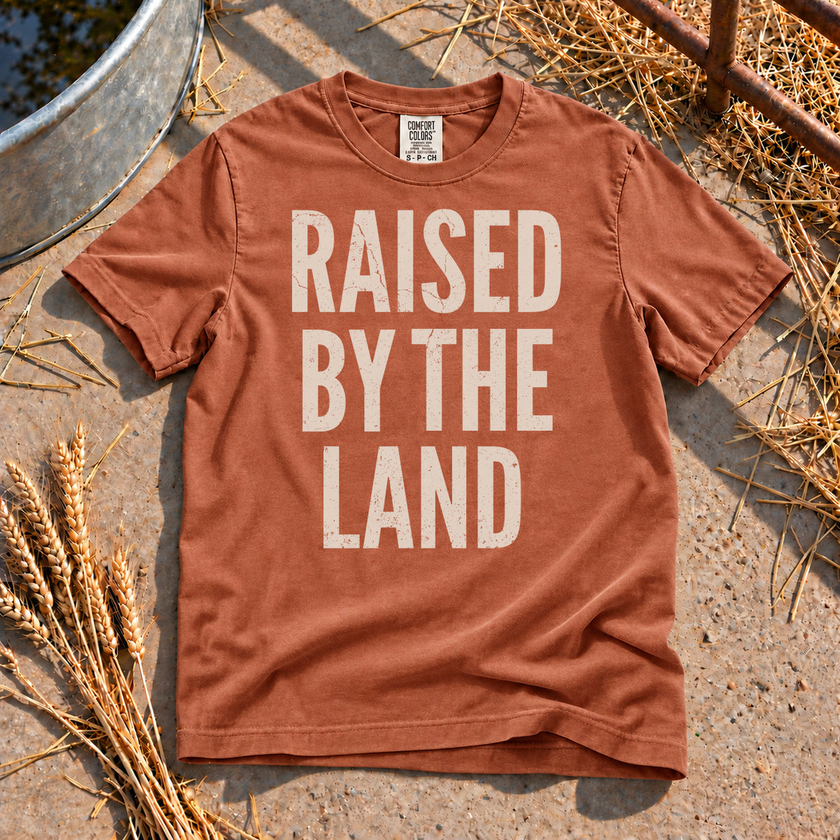 Raised By The Land T-Shirt in Yam