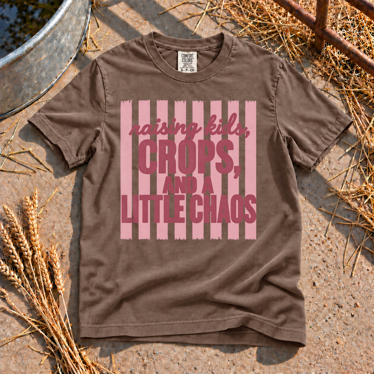 Raising Kids T-Shirt in Espresso