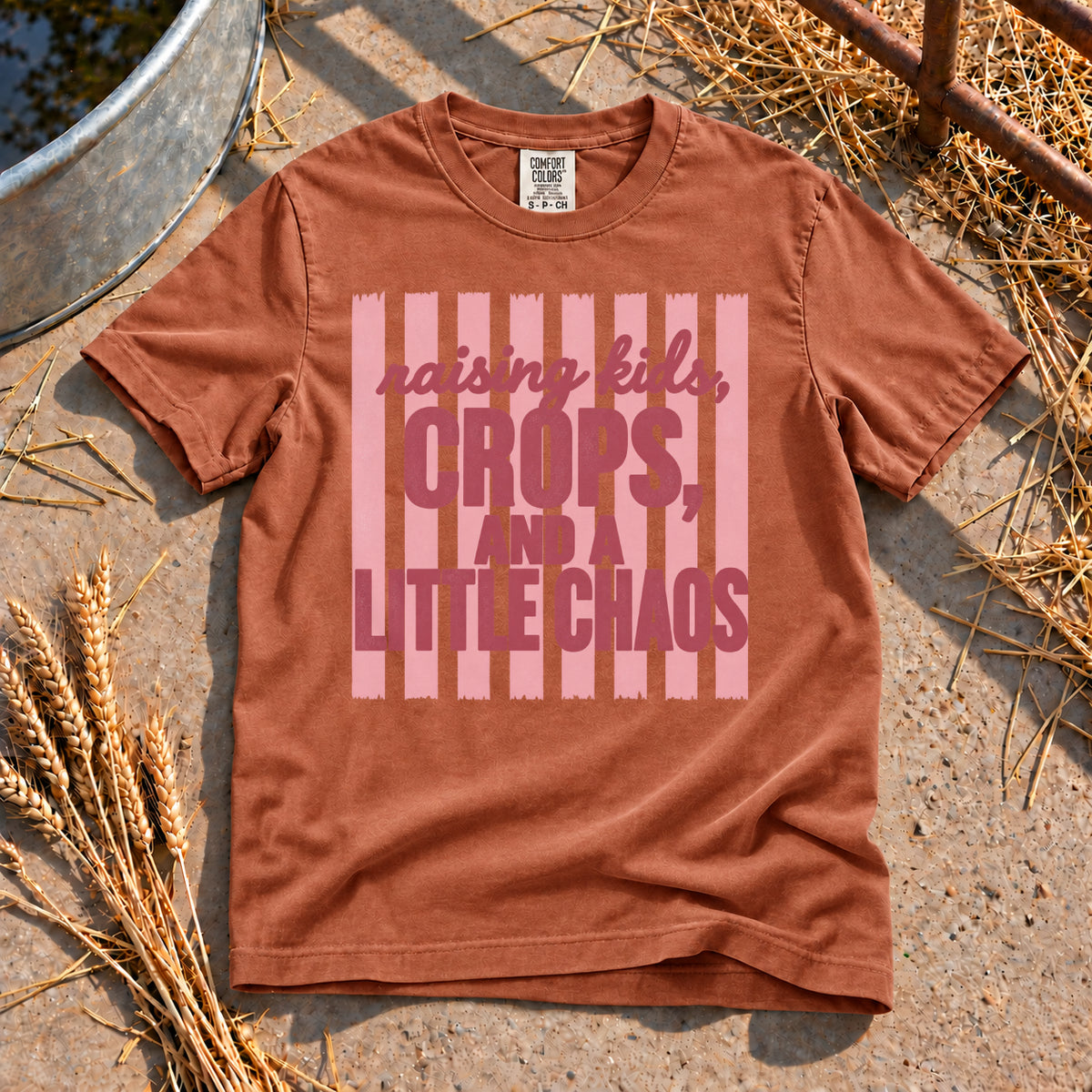 Raising Kids T-Shirt in Yam