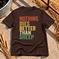 Sheep Skills T-Shirt in Dark Chocolate