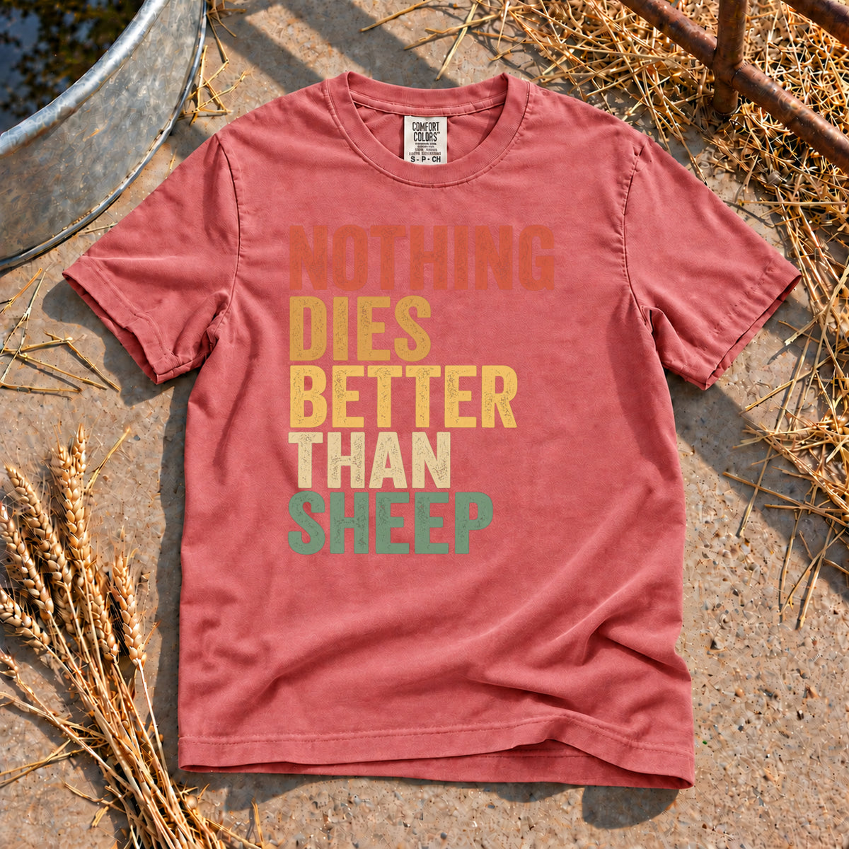 Sheep Skills T-Shirt in Watermelon