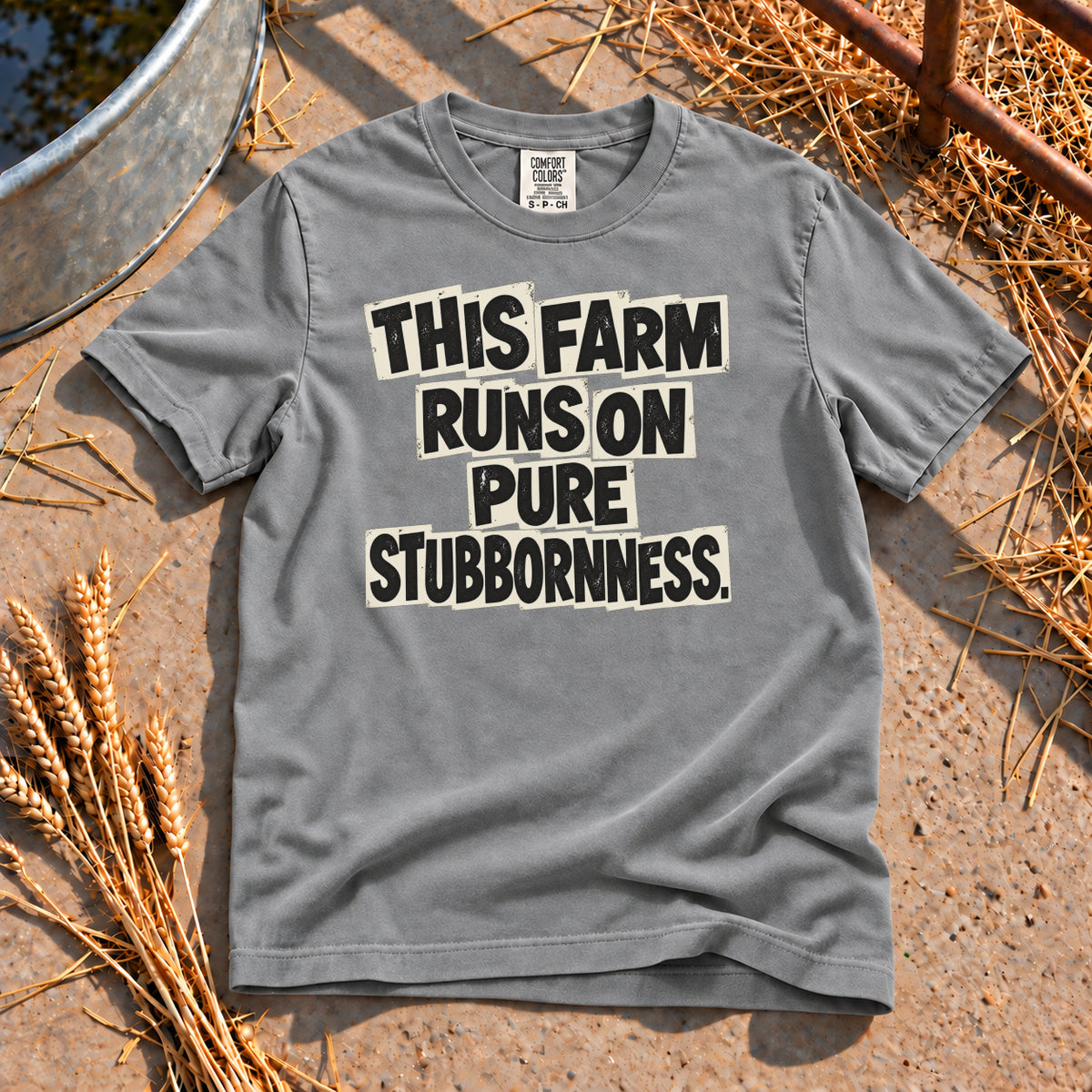 Pure Stubbornness T-Shirt in Grey