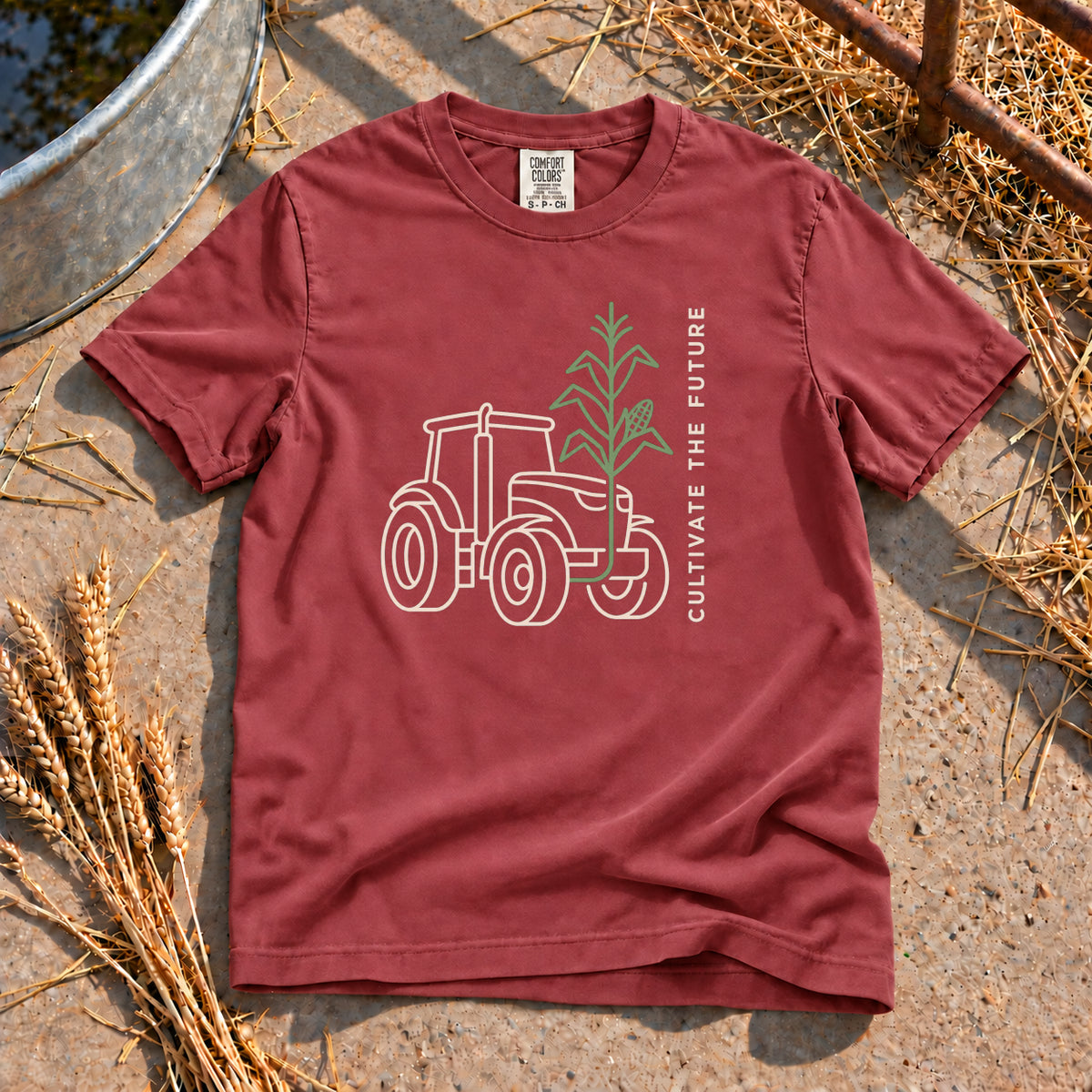 The Future T-Shirt in Brick