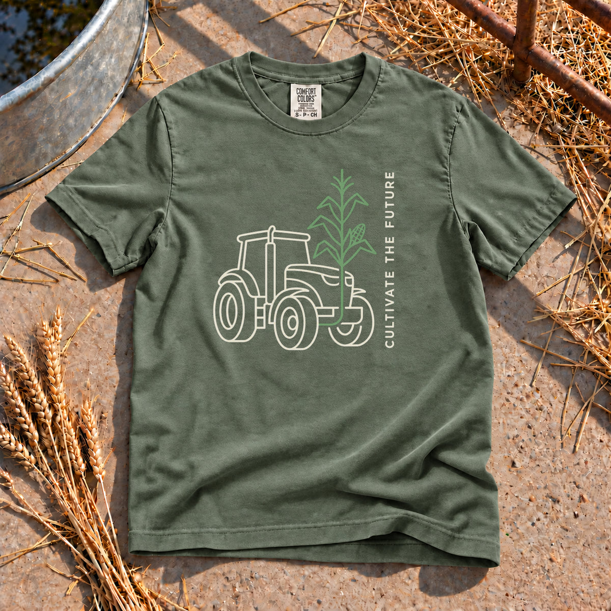 The Future T-Shirt in Moss