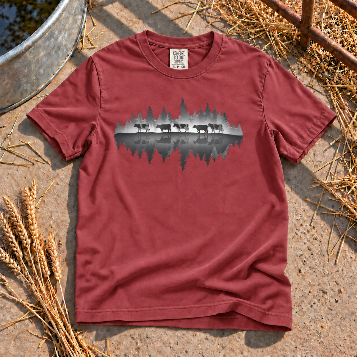 The Herd T-Shirt in Brick