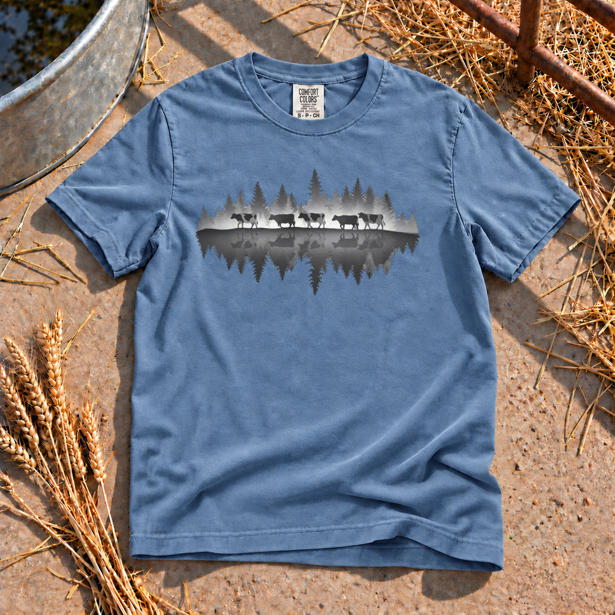 The Herd T-Shirt in Blue Jean