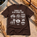 Tractor Mad T-Shirt in Dark Chocolate