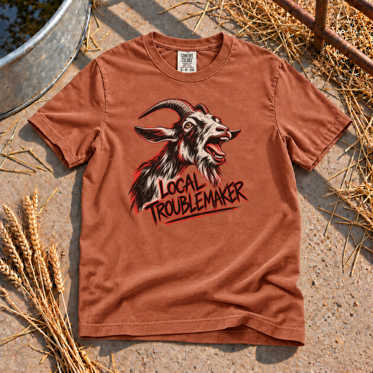 Local Troublemaker T-Shirt in Yam