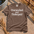 Overworked T-Shirt in Espresso
