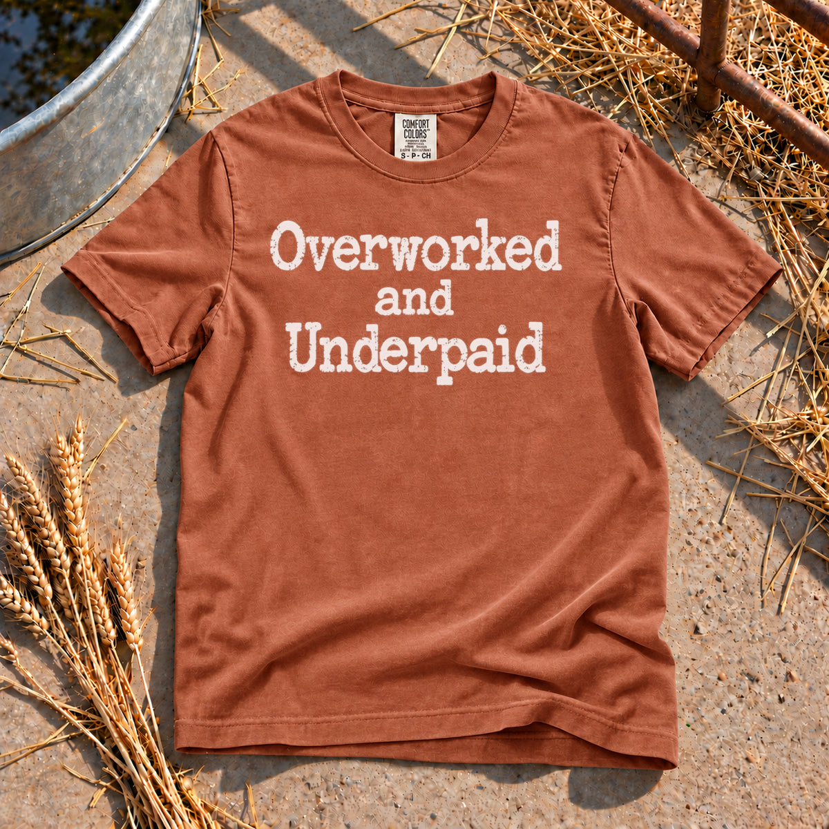 Overworked T-Shirt in Yam
